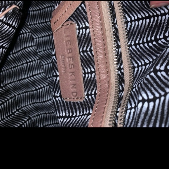 LIEBESKIND BEIGE GENUINE LEATHER SATCHEL - Picture 5 of 6